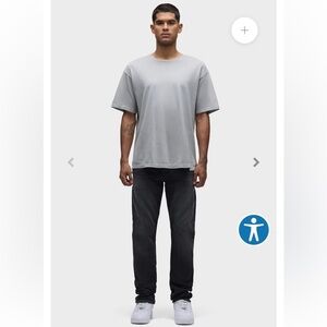 Hudson Blake Slim Straight Black Jeans size 30, 32L